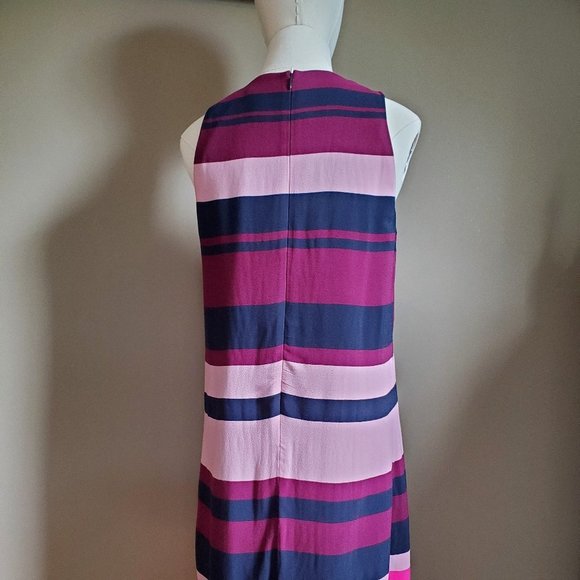 Ann Taylor Factory Striped Shift Dress 8P - Picture 2 of 7